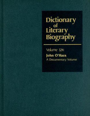 Booktopia Dictionary Of Literary Biography John O'Hara A