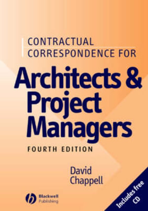 Contractual Correspondence for Architects and Project Managers David Chappell