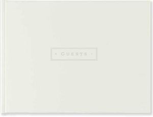 White Leather Guest Book Peter Pauper Press