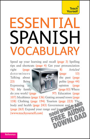 Essential Spanish Vocabulary: A Teach Yourself Guide Mike Zollo