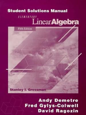 Cover of Elementary Linear Algebra