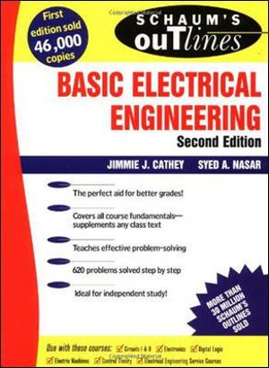 Cover of Schaum's outline of basic electrical engineering