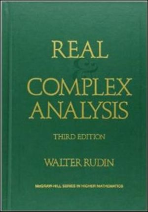 Cover of Real and complex analysis