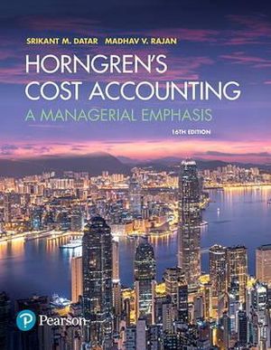 Cover of Cost Accounting