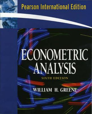 Cover of Econometric Analysis