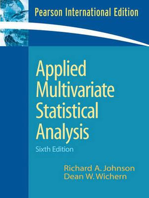 Cover of Applied Multivariate Statistical Analysis