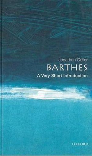 Cover of Barthes: A Very Short Introduction