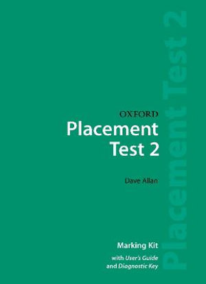 Cover of Oxford Placement Tests 2: Marking Kit