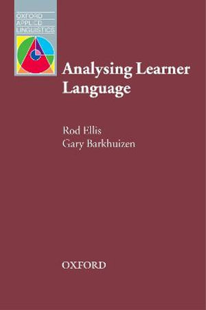 Cover of Analysing learner language
