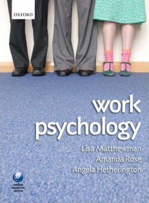 Cover of Work Psychology