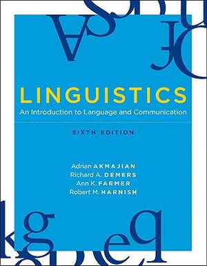 Cover of Linguistics: An Introduction to Language and Communication 6ed