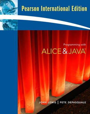 Cover of Programming with Alice & Java