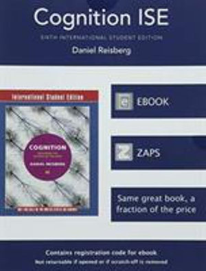 Cover of Cognition, Sixth International Edition Ebook and Zaps Folder Exploring the Science of the Mind