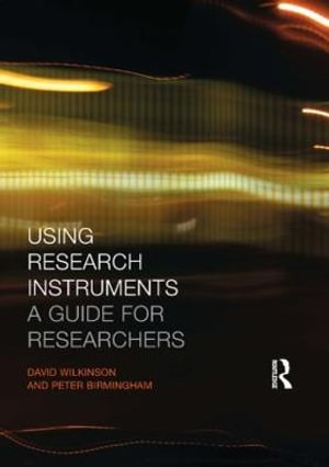 Cover of Using Research Instruments