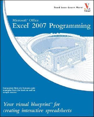 Cover of Microsoft Office Excel 2007 Programming
