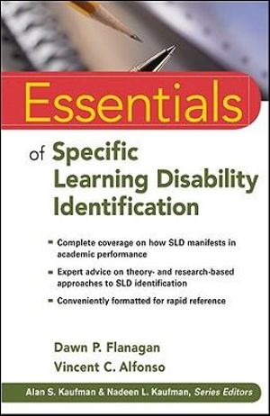 Cover of Essentials of Specific Learning Disability Identification