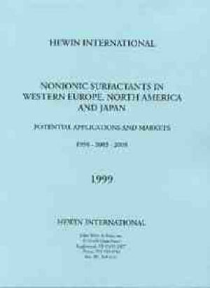 Cover of Nonionic Surfactants in Western Europe, North America and Japan