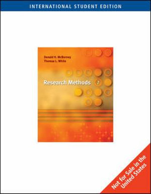Cover of Research methods