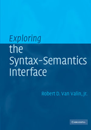 Cover of Exploring the Syntax-Semantics Interface