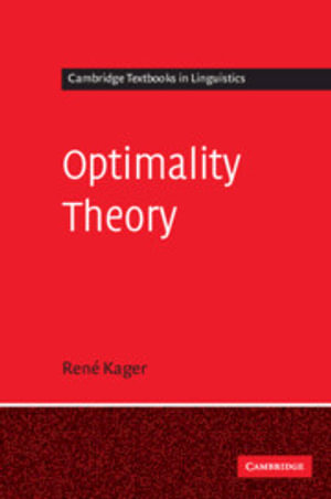 Cover of Optimality Theory