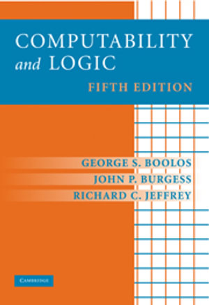 Cover of Computability and Logic