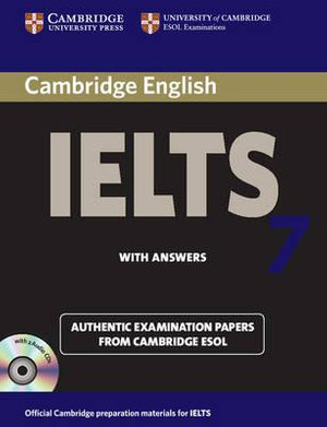 Cover of Cambridge IELTS 7 Self-study Pack (Student's Book with Answers and Audio CDs (2))