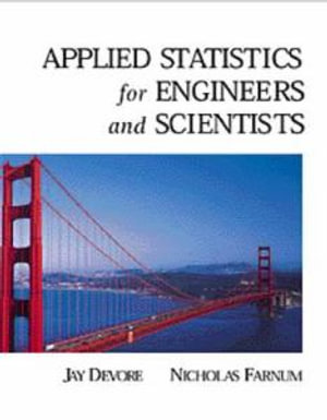 Cover of Applied statistics for engineers and scientists