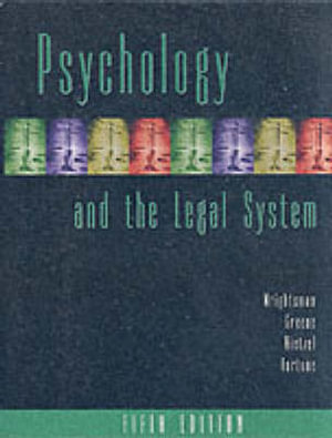 Cover of Psychology and the legal system