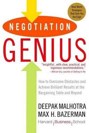 Cover of Negotiation Genius