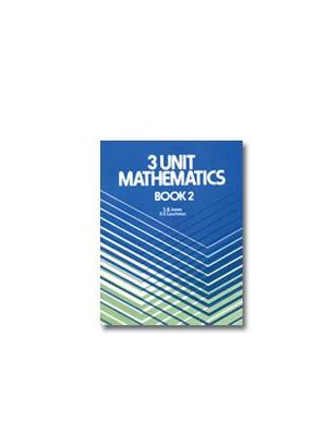 Cover of 3 Unit Mathematics