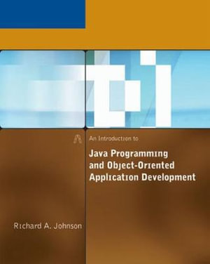 Cover of An Introduction to Java Programming And Object-oriented Application Development