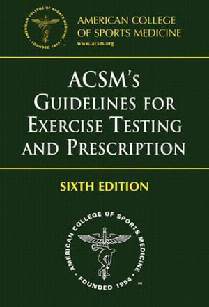 Cover of ACSM's guidelines for exercise testing and prescription