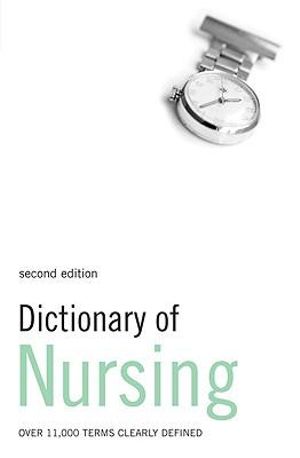 Cover of Dictionary of Nursing