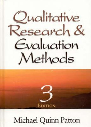 Cover of Qualitative Research & Evaluation Methods