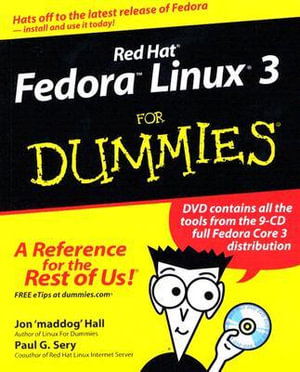 Cover of Red Hat Fedora Linux3 For Dummies