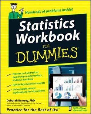 Cover of Statistics Workbook For Dummies