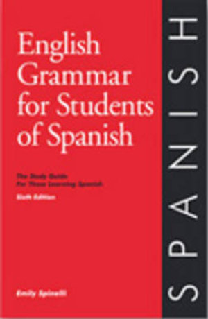 Cover of English Grammar for Students of Spanish