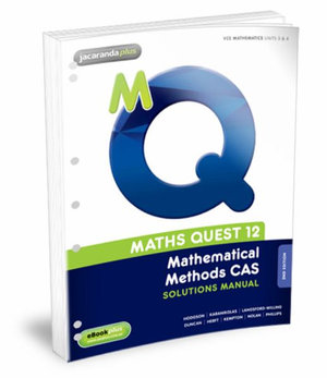 Cover of Maths Quest 12