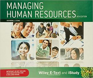 Cover of Managing Human Resources 4E + E-Text + Istudy Version 1 Registration Card