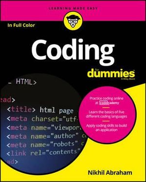 Cover of Coding For Dummies