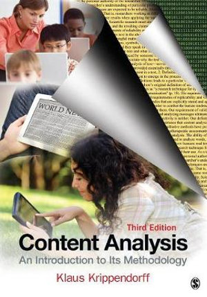 Cover of Content Analysis