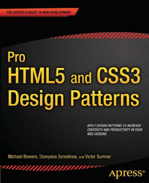 Cover of Pro HTML5 and CSS3 Design Patterns
