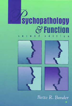 Cover of Psychopathology and function