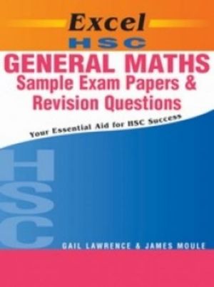 Cover of Excel HSC General Maths Sample Exam Papers & Revision Questions