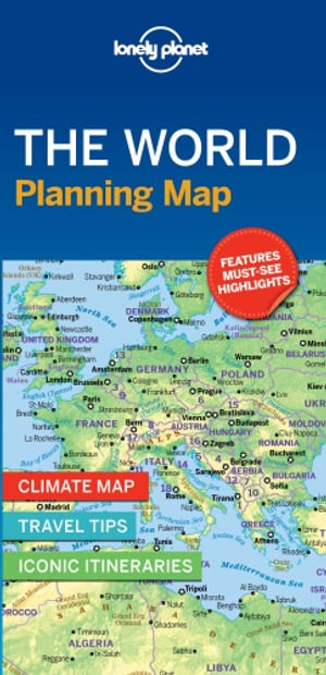The World Travel Map Lonely Planet Country Map By Lonely Planet 9781786579119 Booktopia