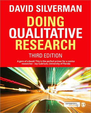 Cover of Doing Qualitative Research 3ed