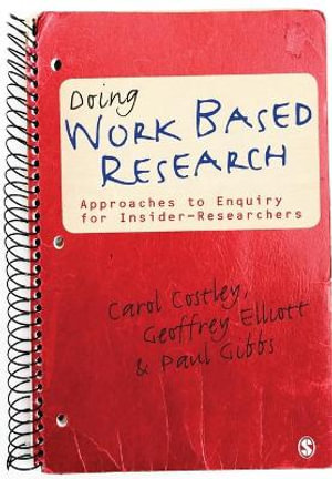 Cover of Doing Work Based Research