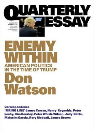 Cover of Don Watson on the US Election