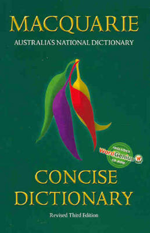 Cover of Macquarie Concise Dictionary