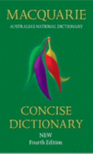 Cover of Macquarie Concise Dictionary